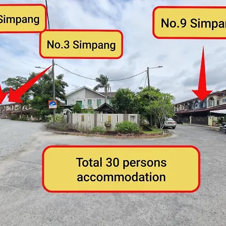 Air-Home M9 Simpang Near Aulong Econsave, 4Br, 10Pax, Netflix Taiping Exterior photo
