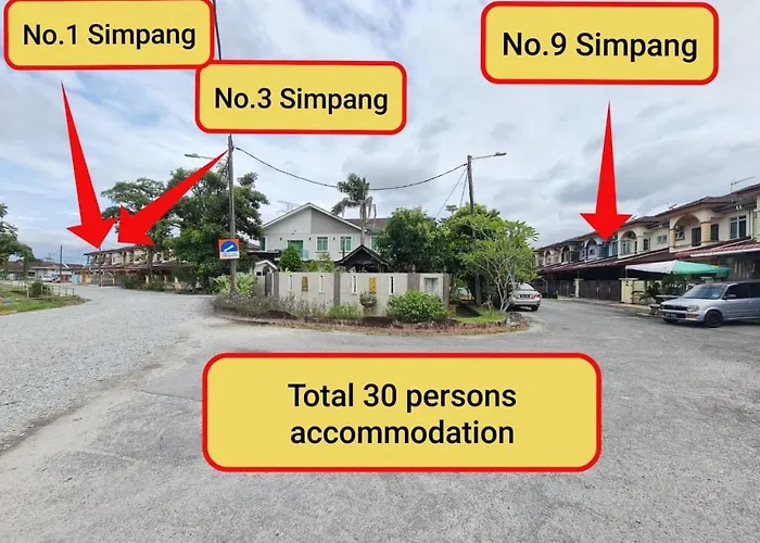 Air-Home M9 Simpang Near Aulong Econsave, 4Br, 10Pax, Netflix