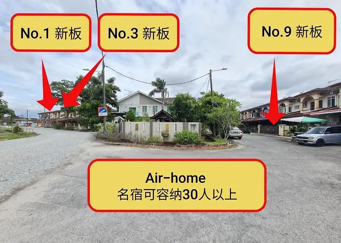 Air-Home M9 Simpang Near Aulong Econsave, 4Br, 10Pax, Netflix