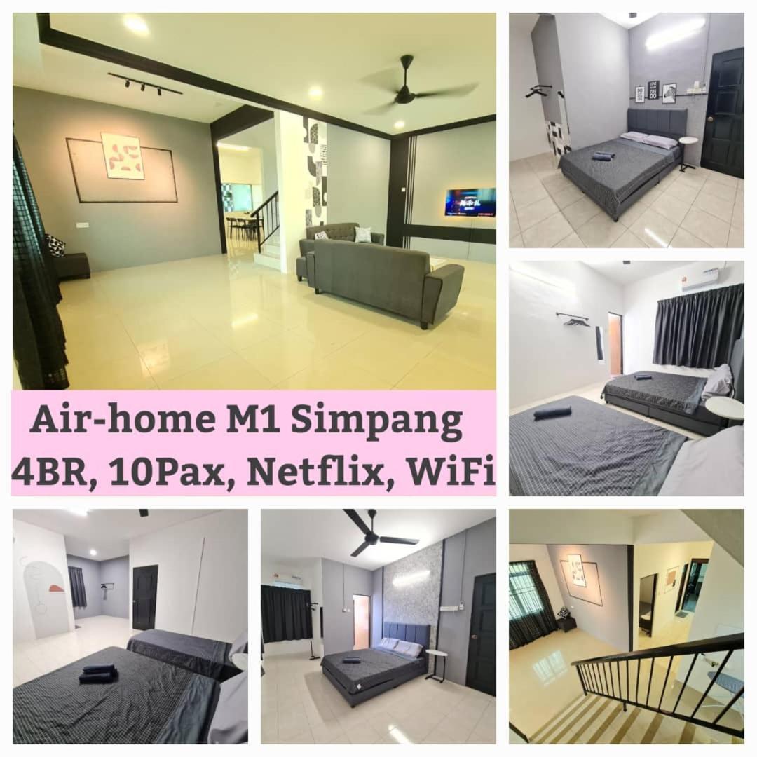 Holiday home Air-home M9 Simpang Near Aulong Econsave, 4br, 10pax, Netflix